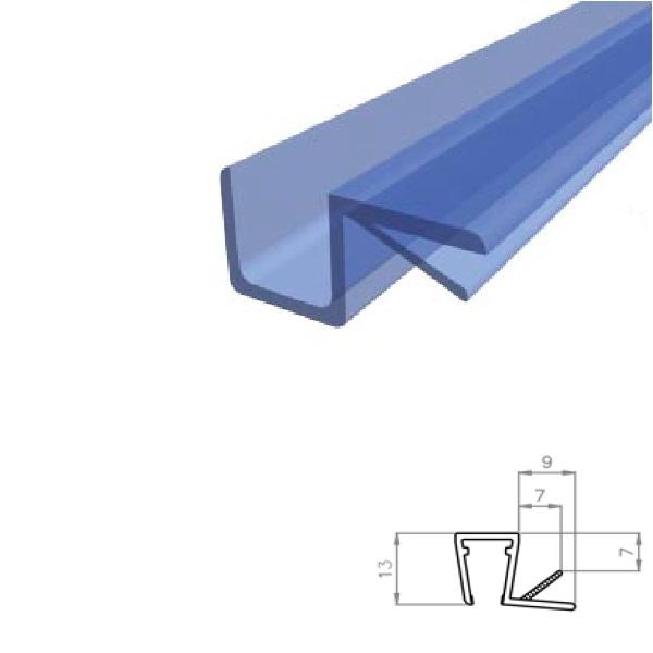 Thumb do produto Perfil PVC Cabine de Duche c/Aba 90º 10mm  (2.2mt) MGO