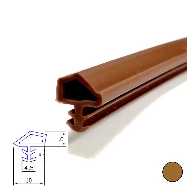 Thumb do produto Perfil PVC Portas e Janelas 5x10x4.5x5mm (ShA74) Castanho MGO