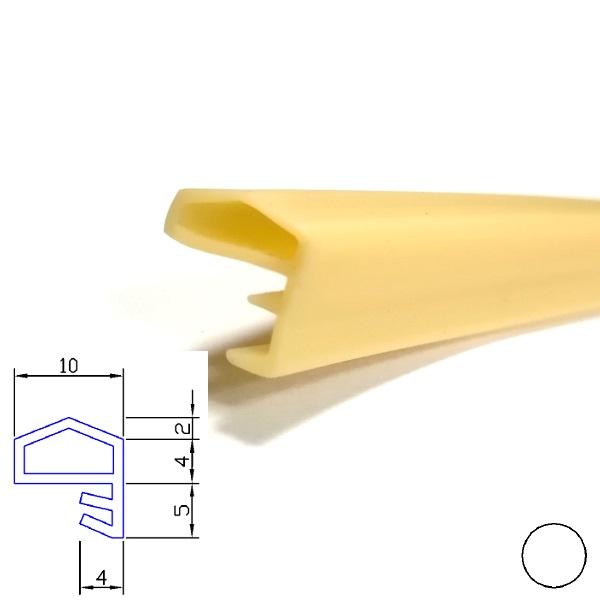 Thumb do produto Perfil PVC Portas e Janelas 10x11mm (Shore 74) Branco MGO