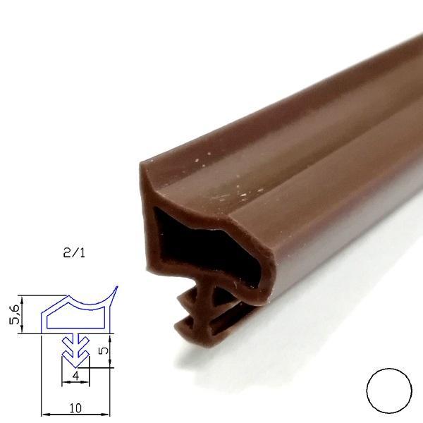 Thumb do produto Perfil PVC Portas e Janelas 5.6x10x4mm (ShA74) Castanho MGO